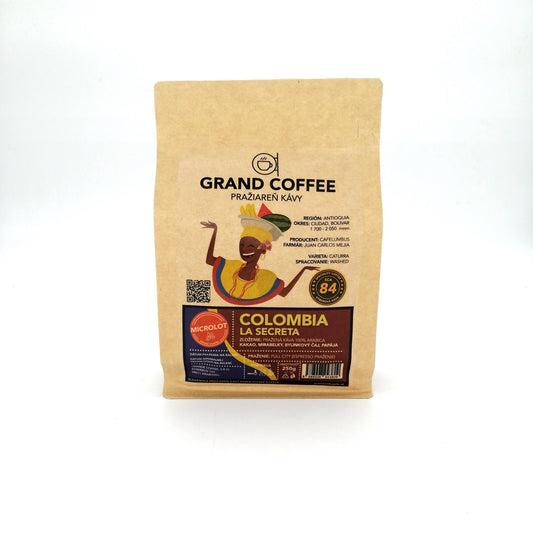 Grande Coffee Colombia La Secreta 250g.