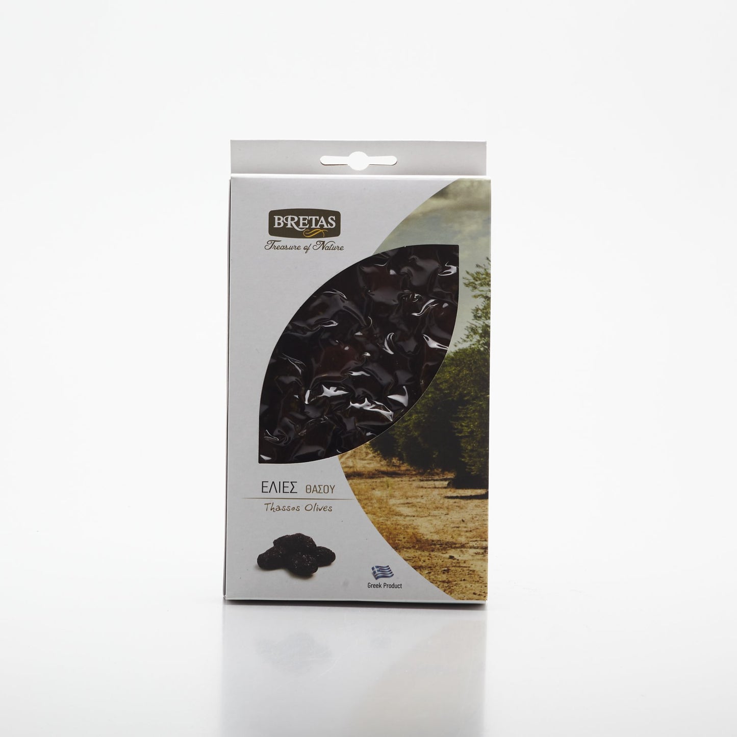 Grécke sušené olivy s kôstky trumba 250g.