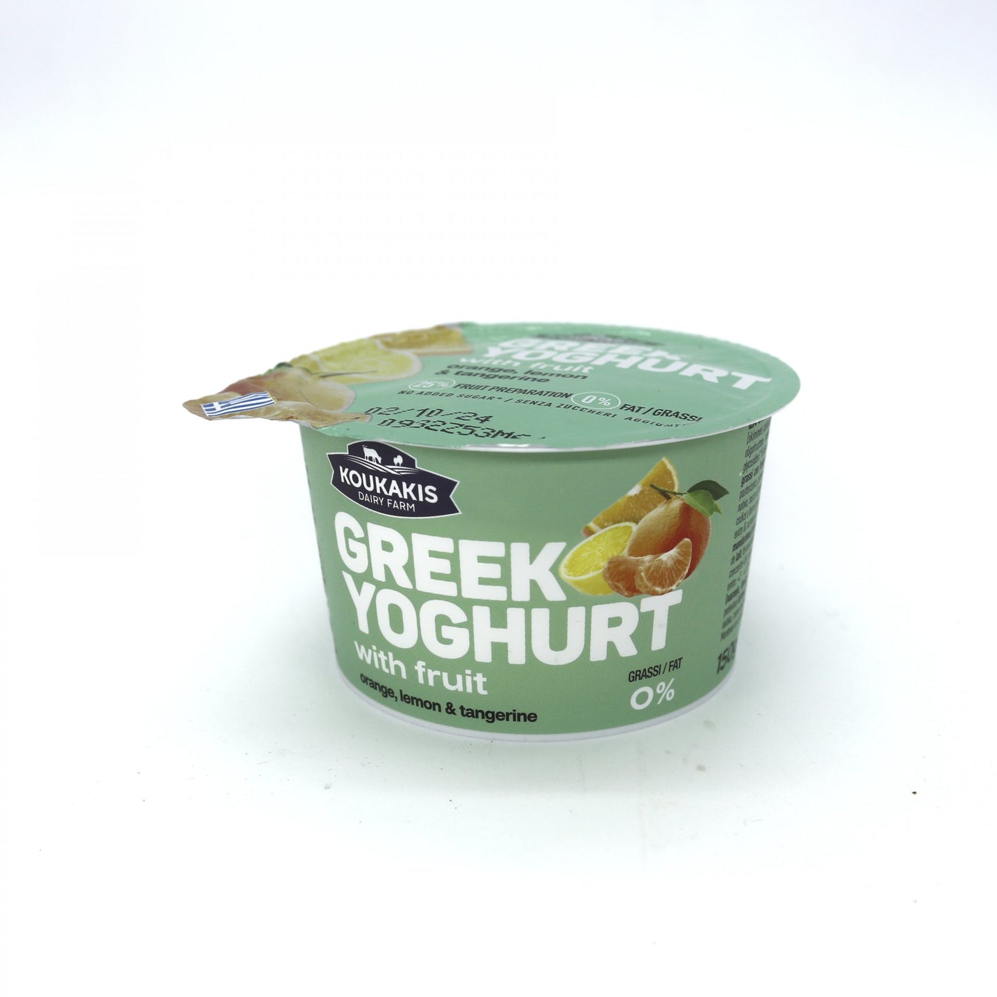 Grécky jogurt 0% citr.,pomar.,tang. 150g.