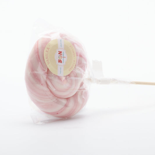 Handmade lízanka zatočená, vanilka 45g.