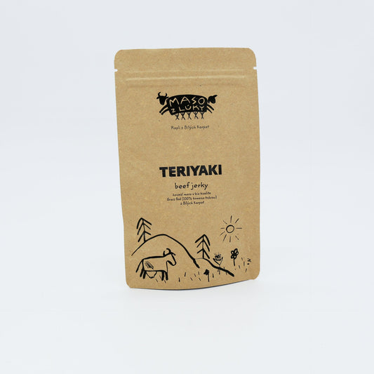 Hovädzie Jerky teriyaki 25g.