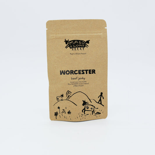Hovädzie Jerky worcester 25g.