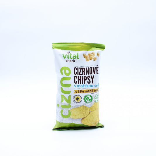 Hummus chips with sea salt 65g.