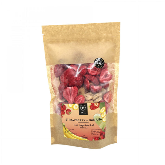 Mrazom sušená jahoda & banán 110g.