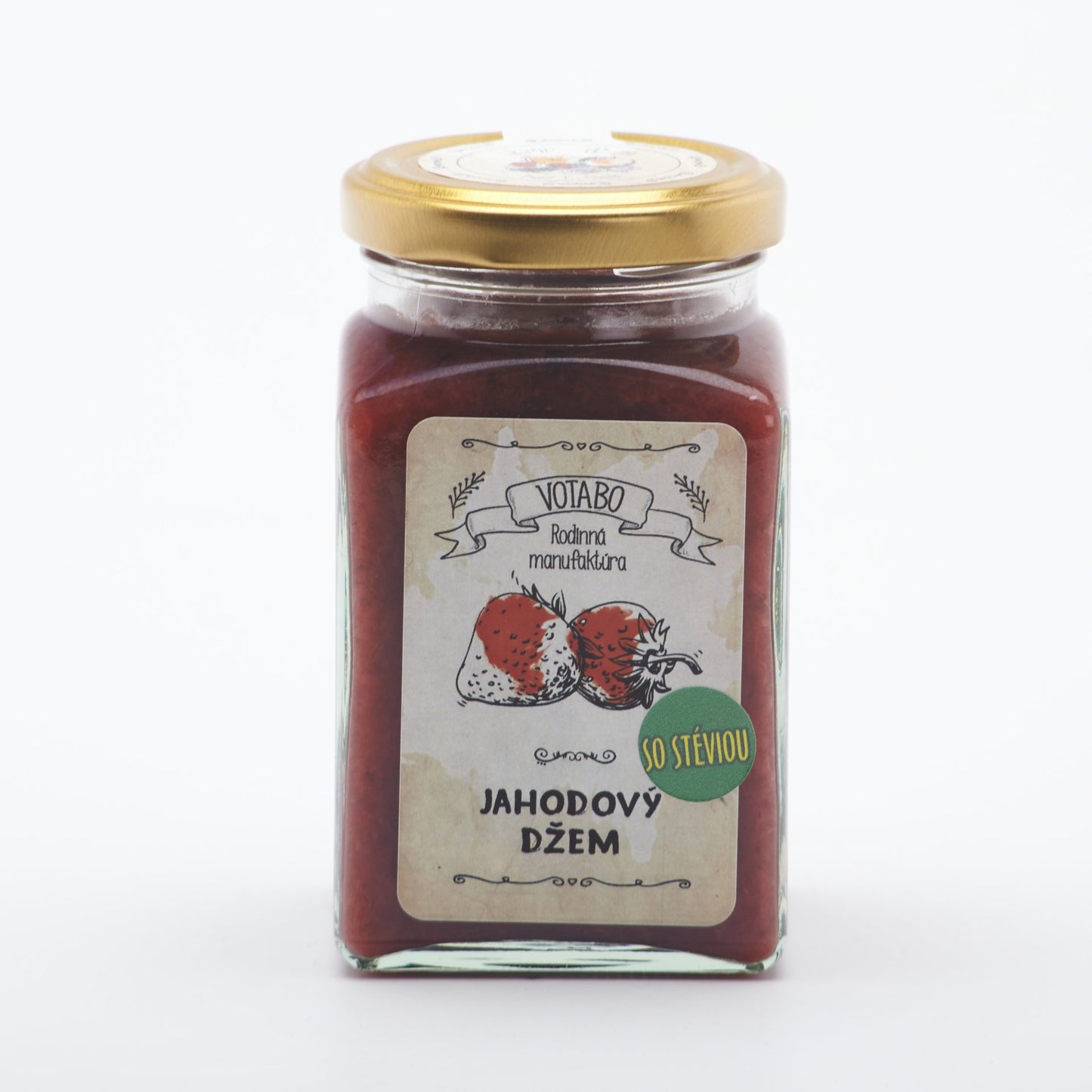 Jahodový džem so stéviou 260ml.