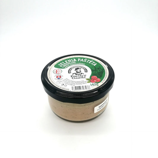 Jelenia paštéta s brusnicami 140g.