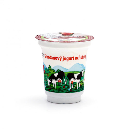 Ochutený smotanový jogurt 150ml.