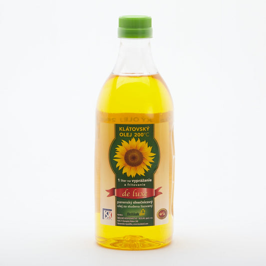 Klátovský olej panenský slnečnic. 1l.