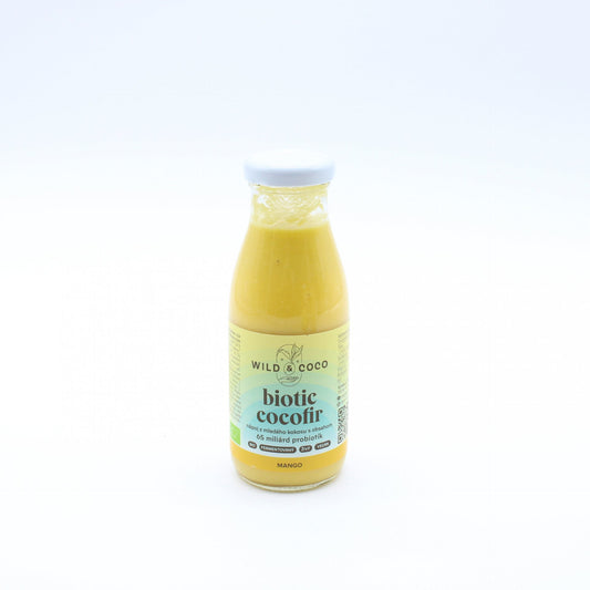 BIO Kokosový kefír mango 250 ml.