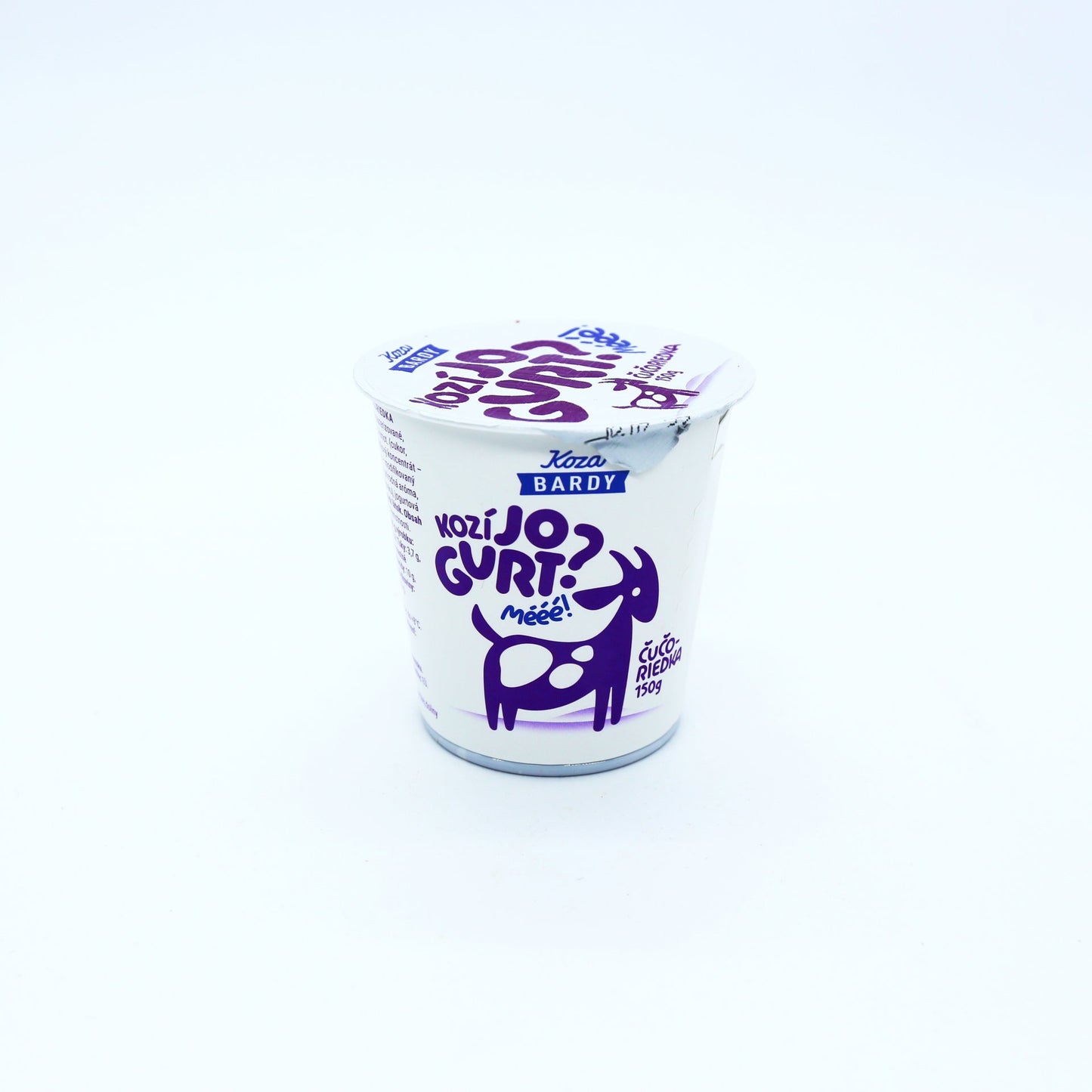 Kozí jogurt čučoriedkový 150g.