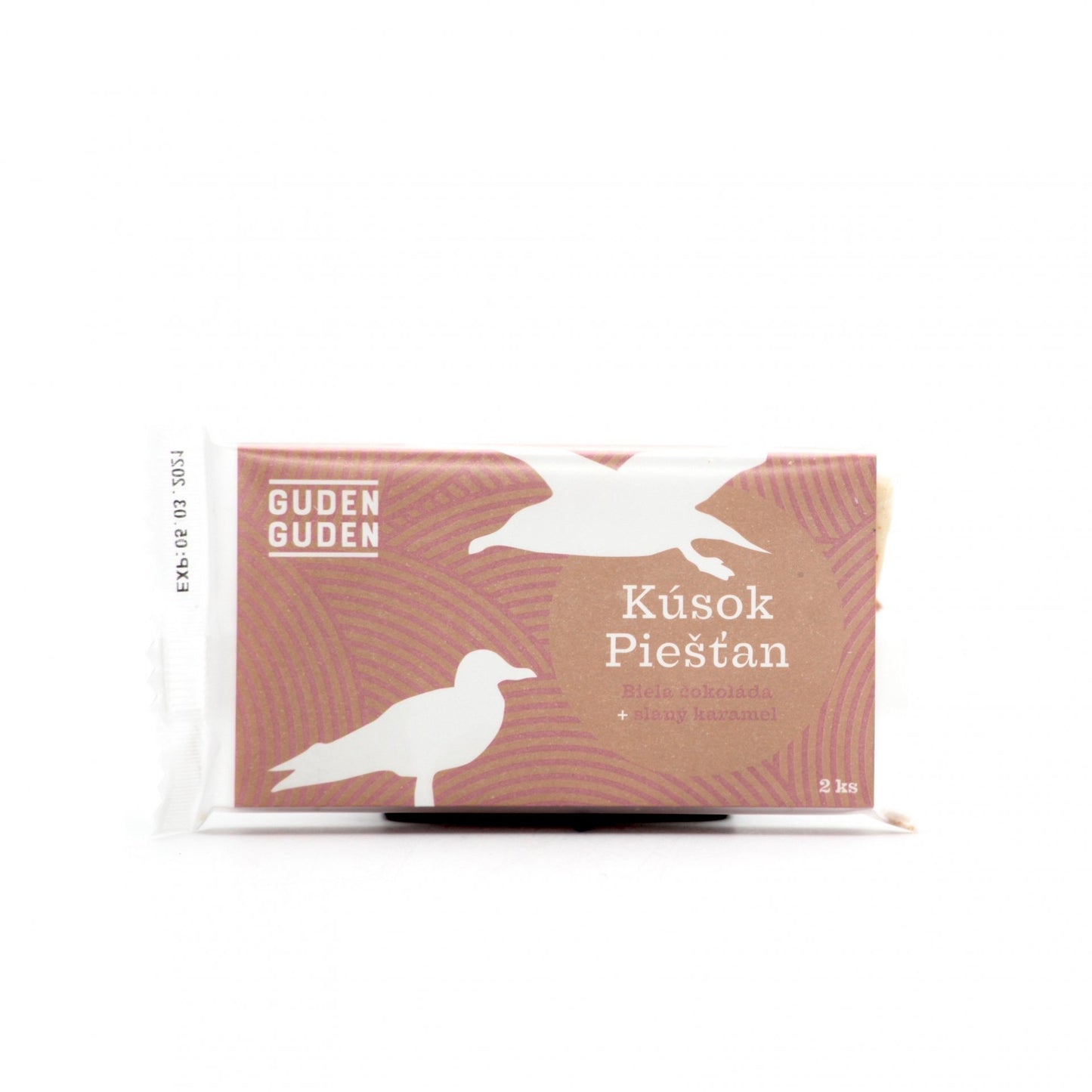 Kúsok Piešťan biela čoko&karamel 25g.