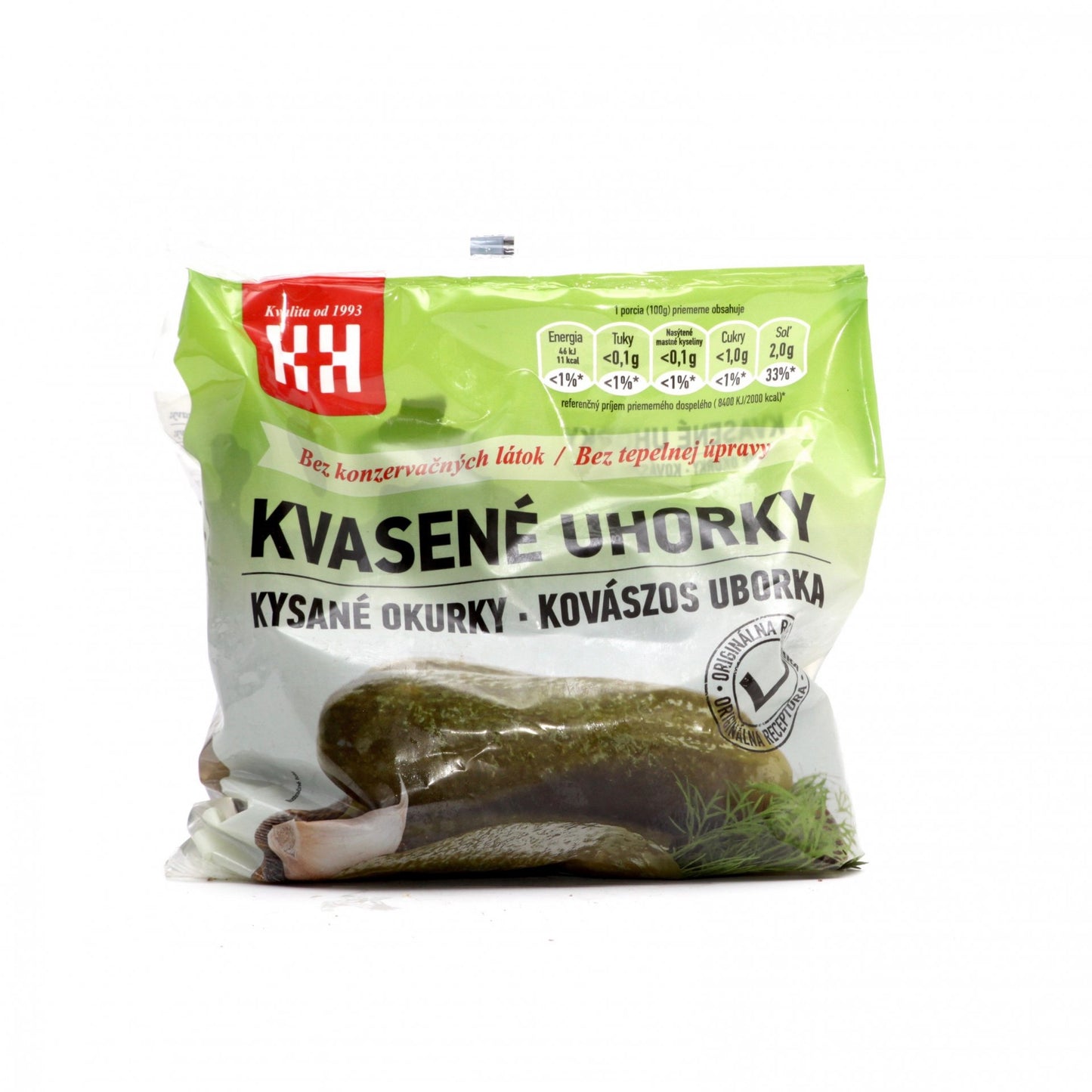 Kvasené uhorky 800g.