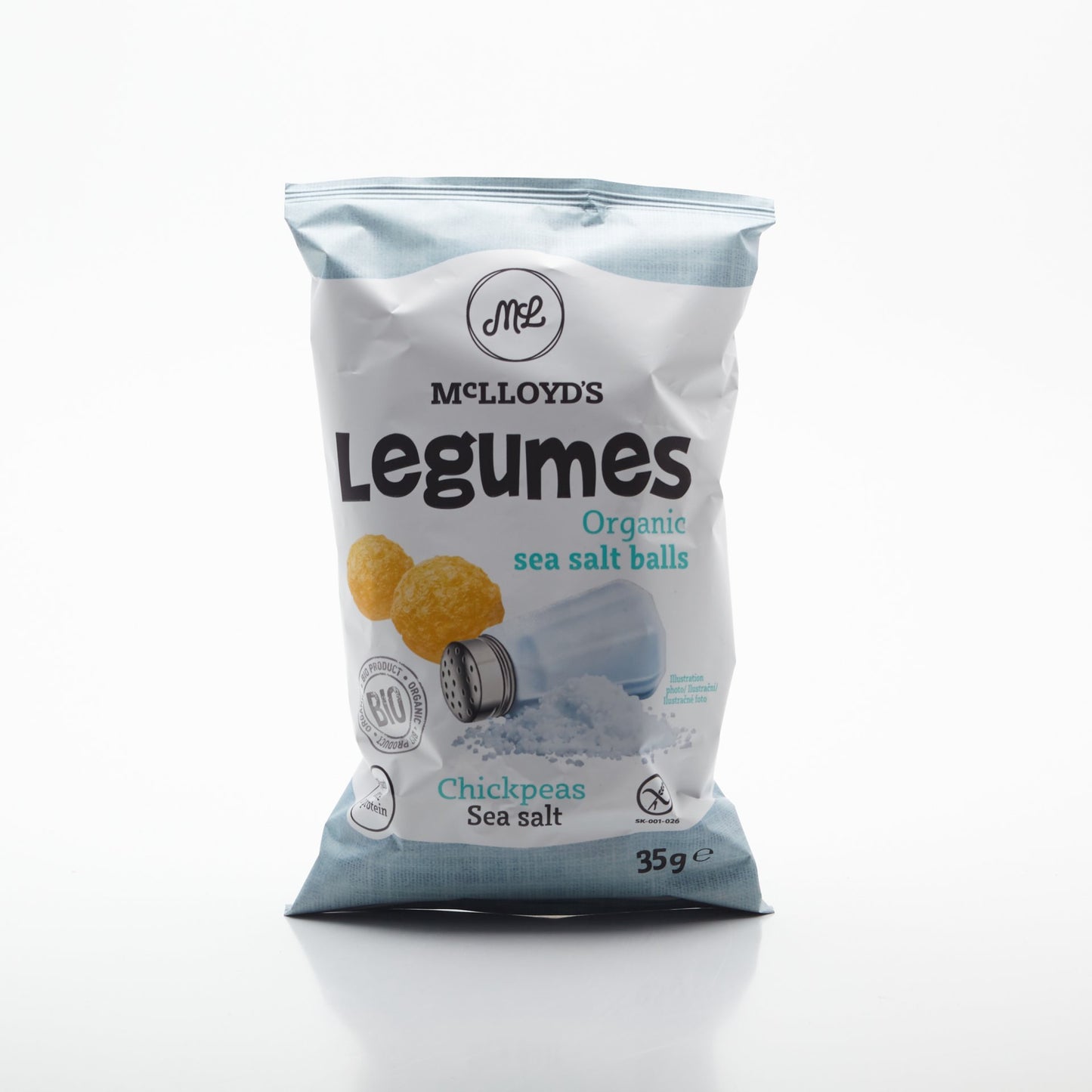 BIO Legumes cícerové s morskou soľou 35g.