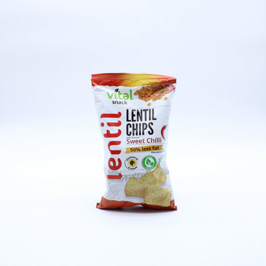 Lentil chips Sweet Chilli 65g.