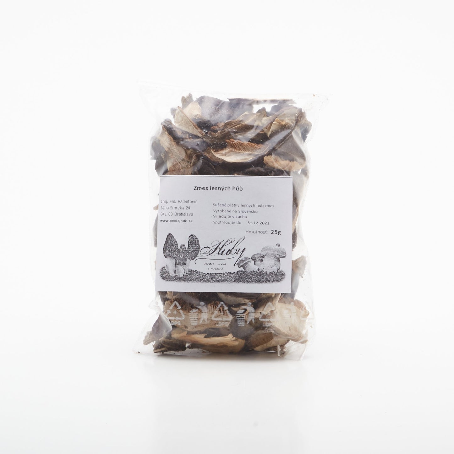 Lesná zmes sušených húb 25g.