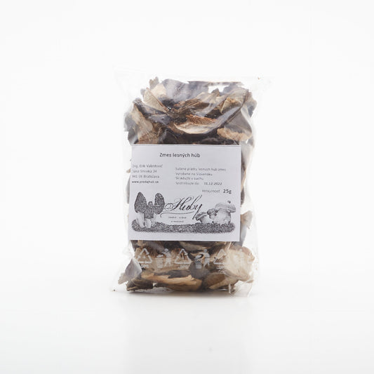 Lesná zmes sušených húb 25g.