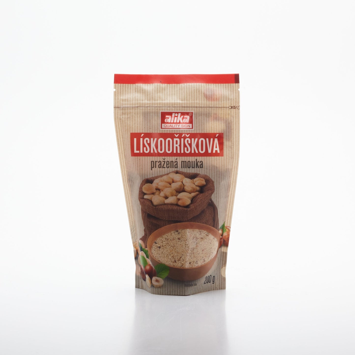 Lieskovooriešková múka pražená 200g.