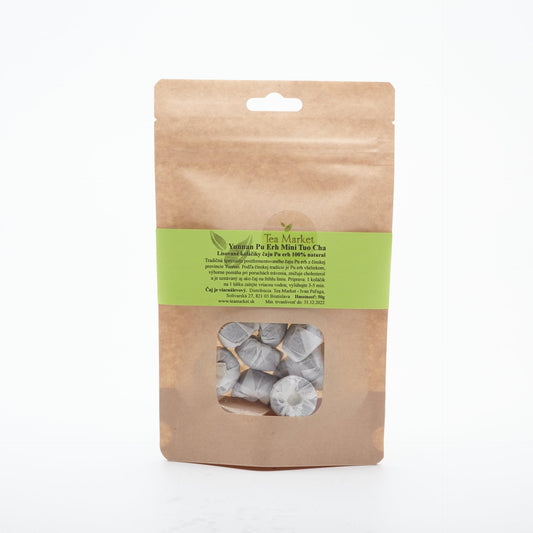 Lisované koláčiky čaju Pu Erh Yunnan 50g.