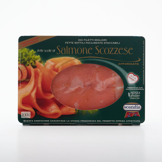 Údený losos škótsky 100g.