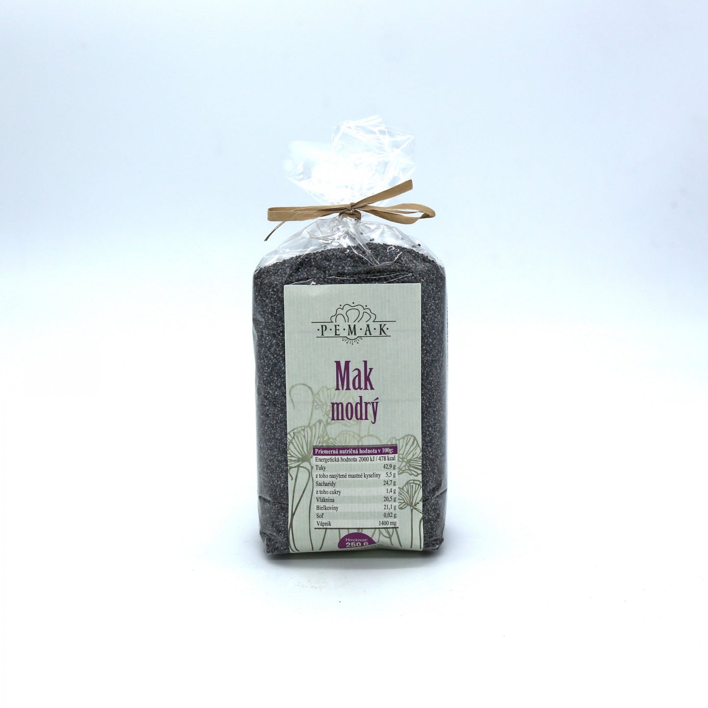 Mak siaty modrý 250g.