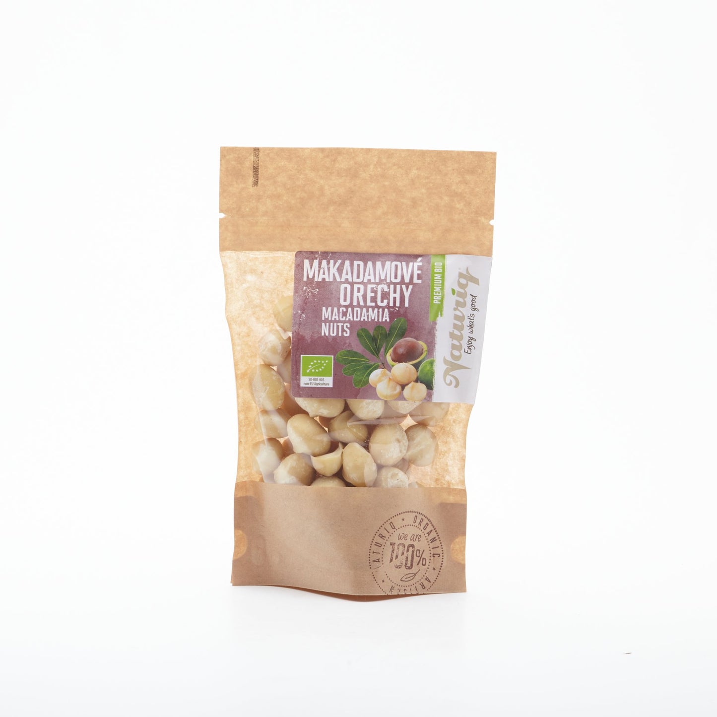 BIO Makadamové orechy Premium 100g.