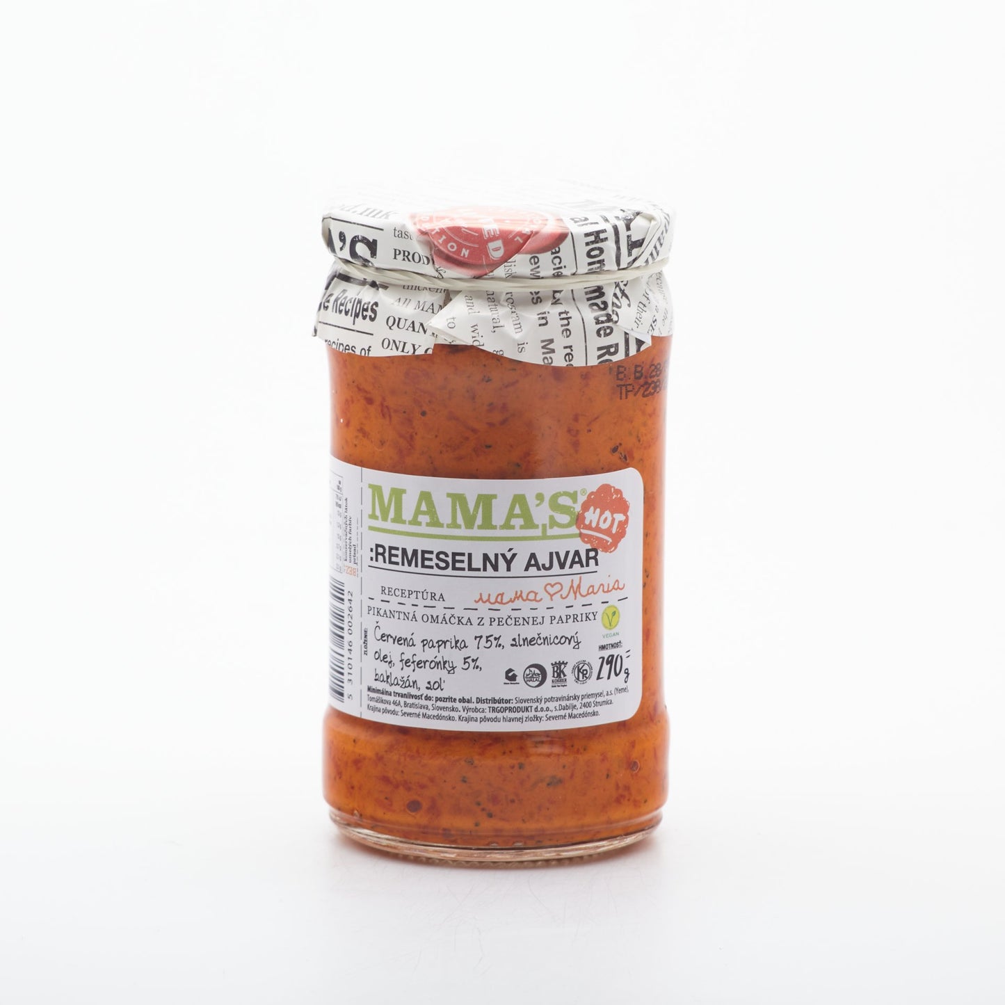 Mama´s ajvar pálivý 290g.