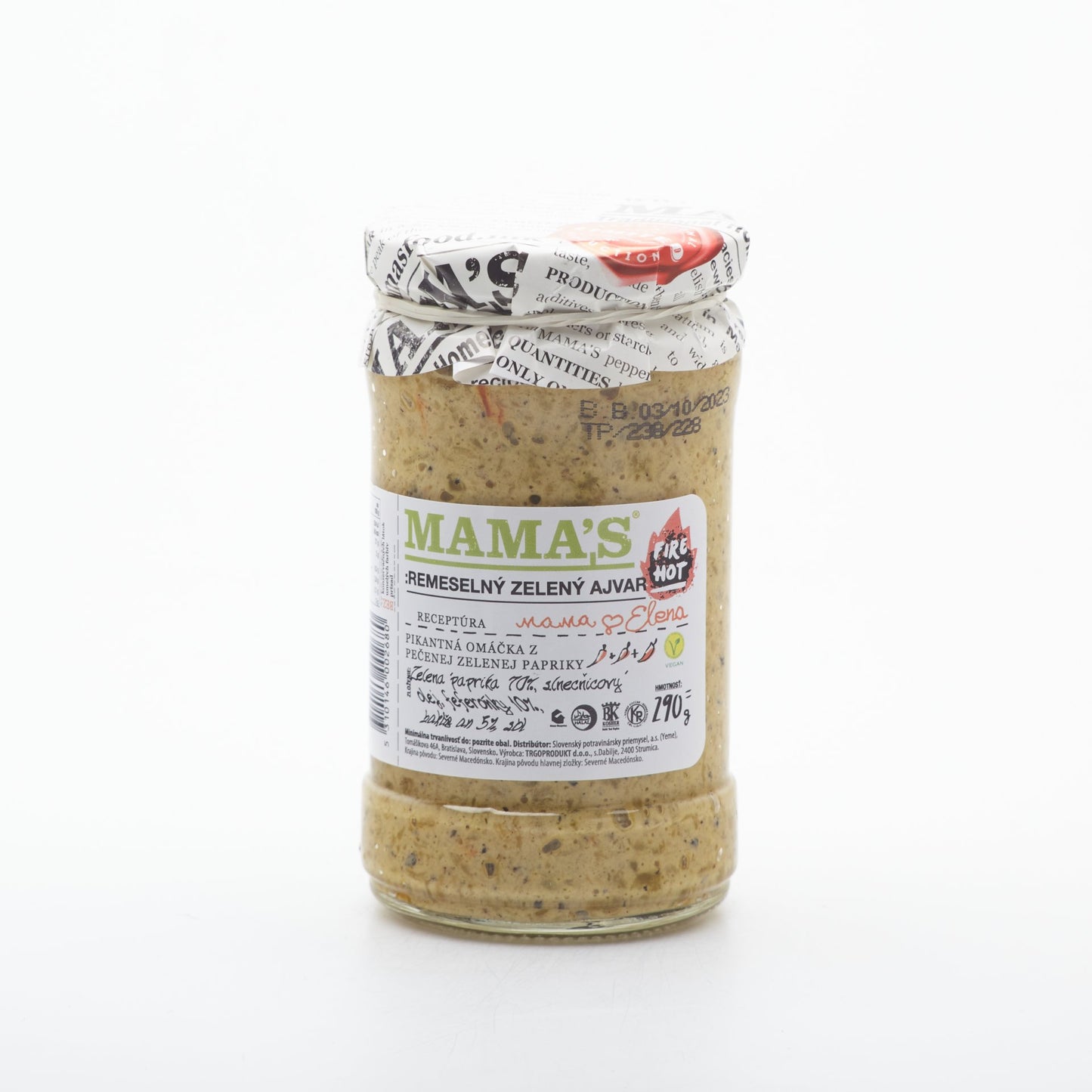 Mama´s malizzano extra pálivý 290g.