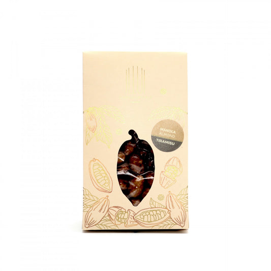 Mandle v bielej a horkej čokoláde 200g.