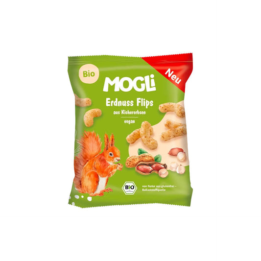 MOGLi bio arašidové chrumky 30g.