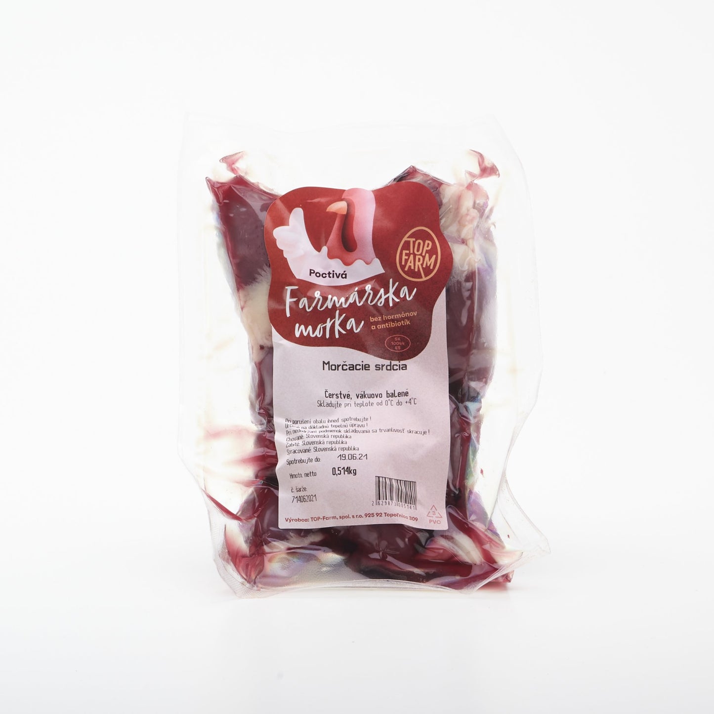 Morčacie srdcia. kg