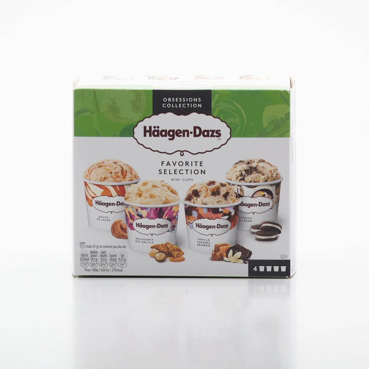 HD Multipack favorite selection 4x95ml.