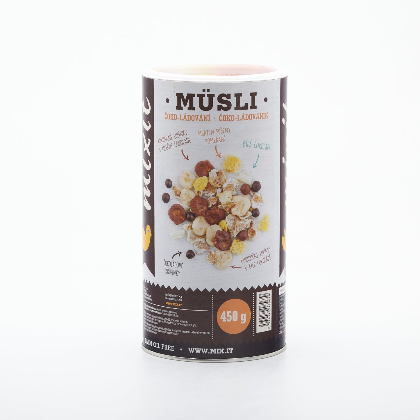 Müsli čokoládovanie 450g.