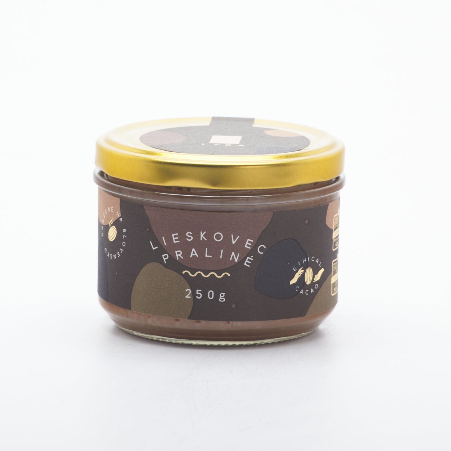 LYRA Nátierka lieskovec Praline 250g.