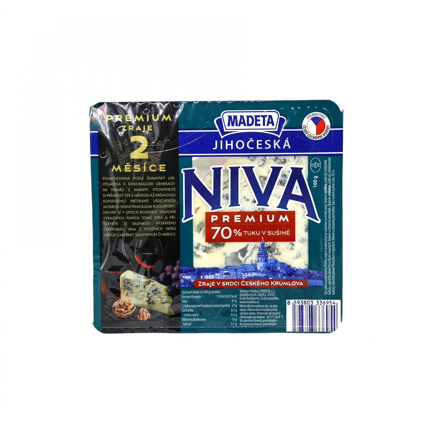 Niva Premium Jihočeská 70% 100g.