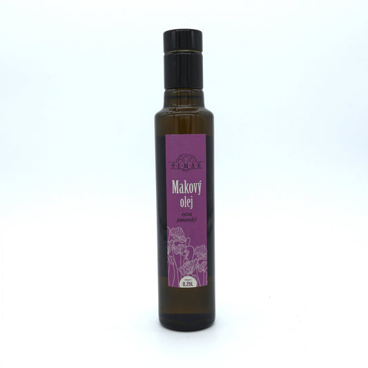 Olej z bieleho maku extra panenský 250ml.