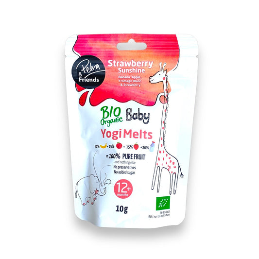 Organic Yogi Melts jahoda, kozí syr 10g.