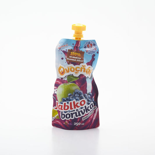 Ovocňák mušt jablko čučoriedka 250ml.