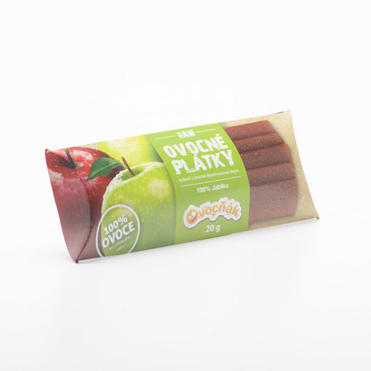 Ovocňák plátky 100% jablko 20g.