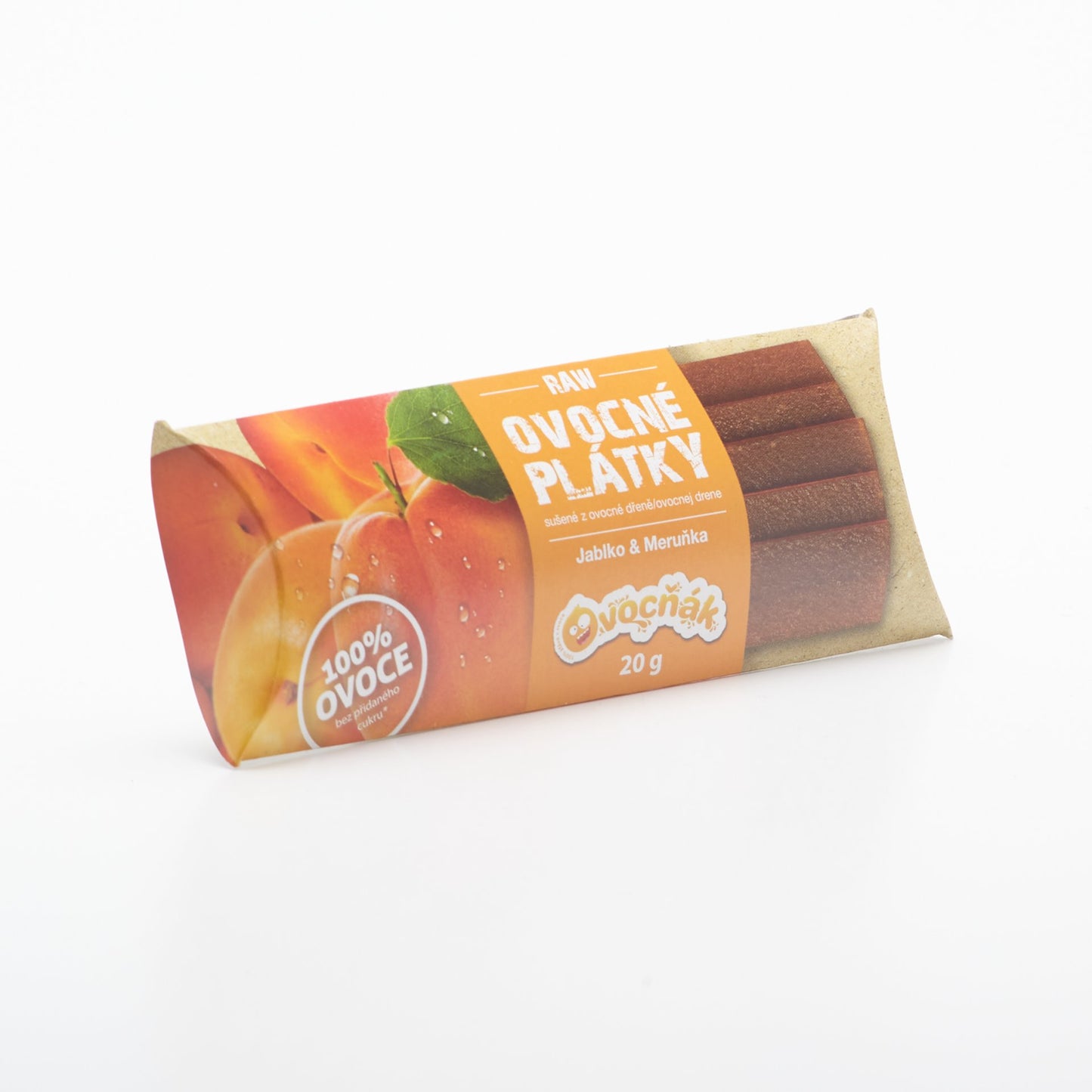 Ovocňák plátky 100% jablko marhuľa 20g.