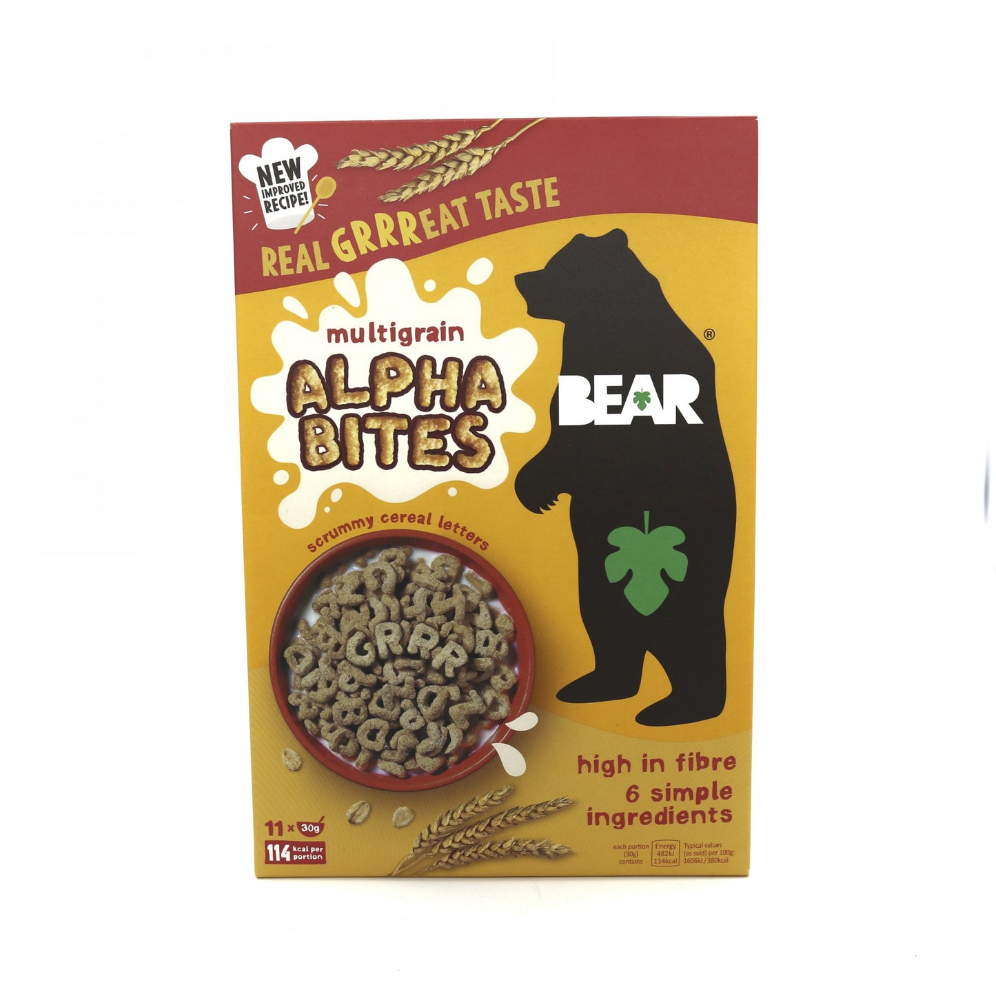 Písmenkové bites celozrnné 350g.