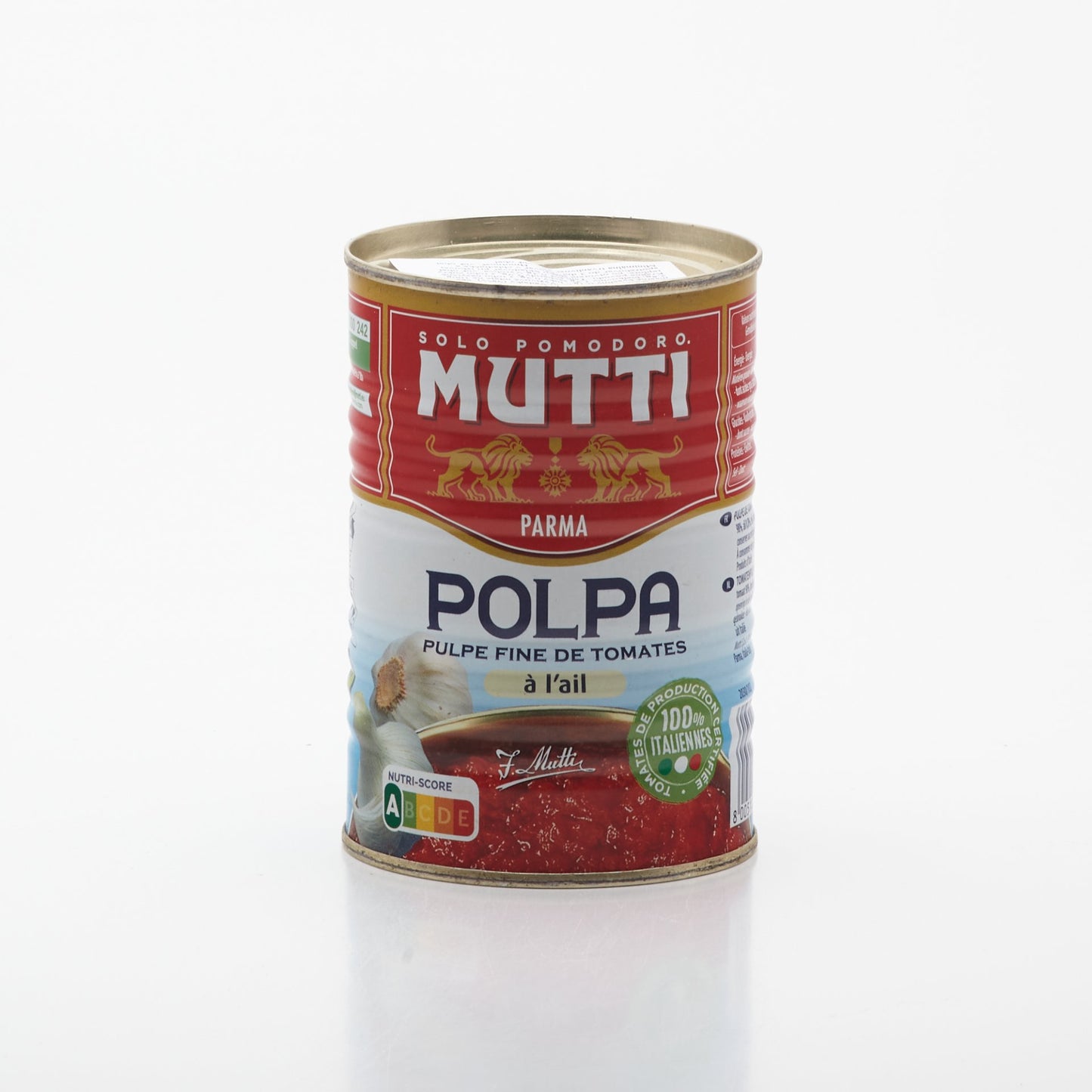 Polpa di pomodoro al aglio 400g.