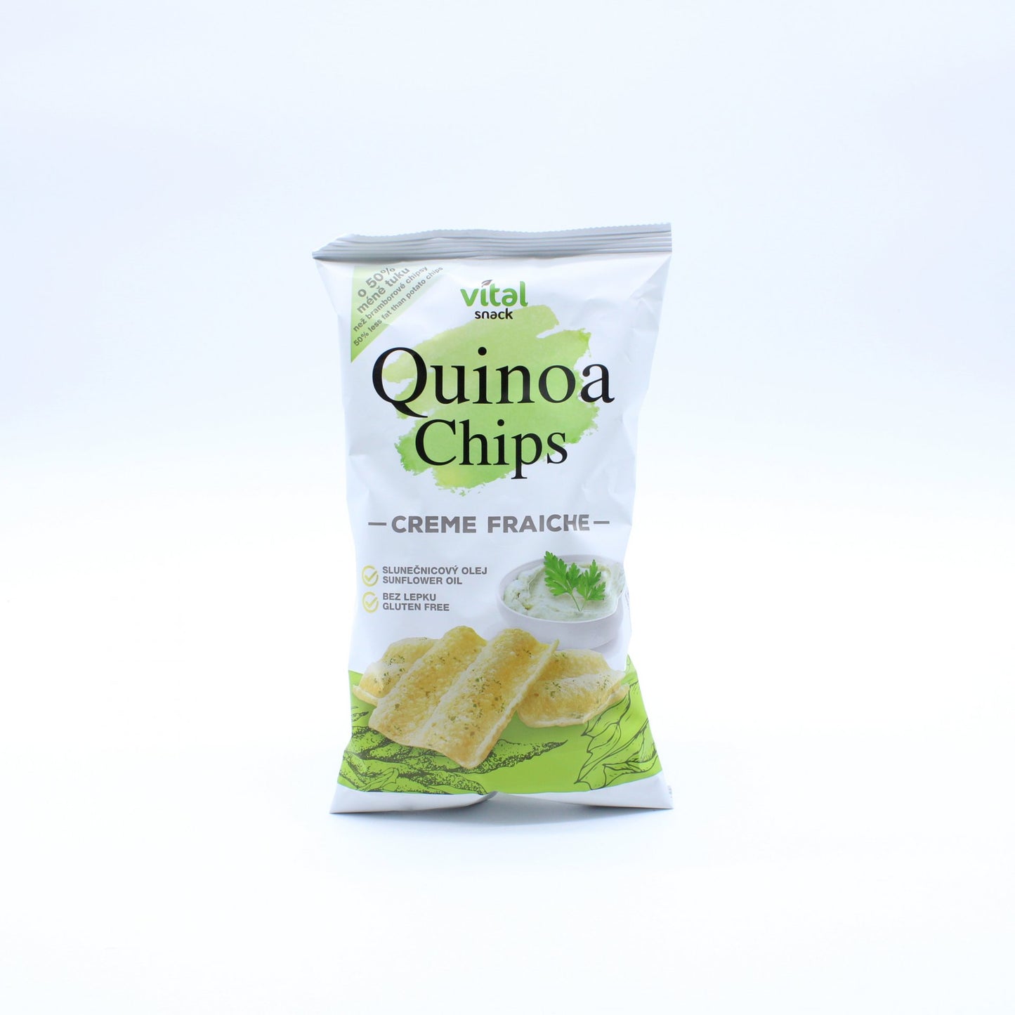 Qunioa Chips Creme fraiche 60g.