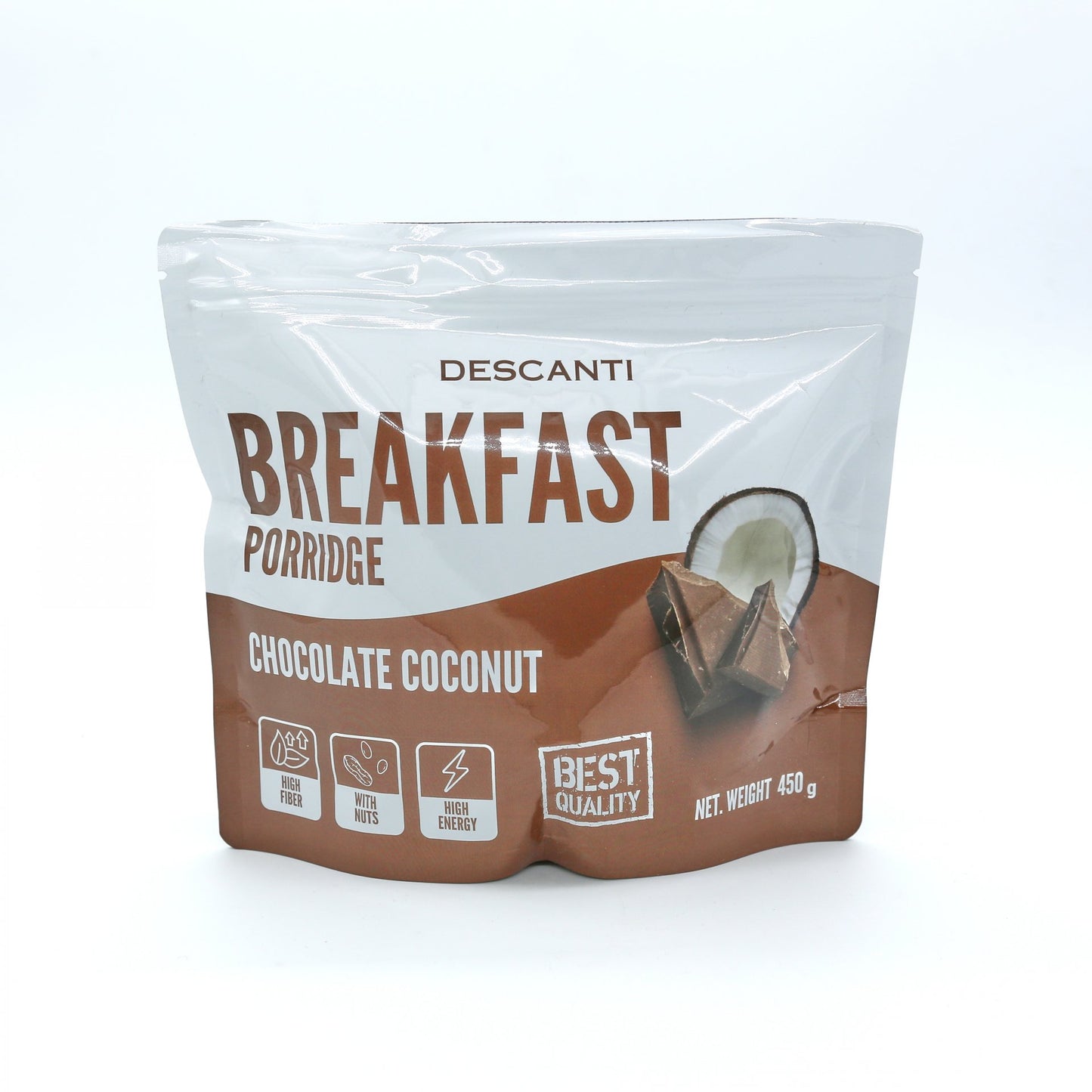 Raňajková kaša čokoláda a kokos 450g.