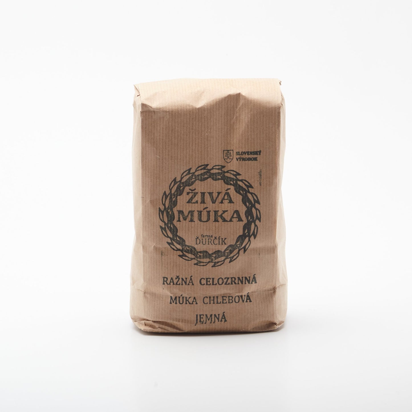 Ražná celozrnná múka chlebová jemná 1kg.