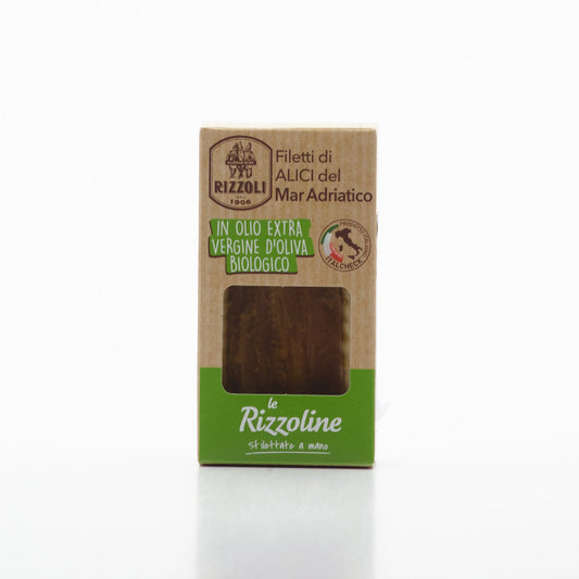 BIO Rizzoli ančovičky v oliv. oleji 40g.