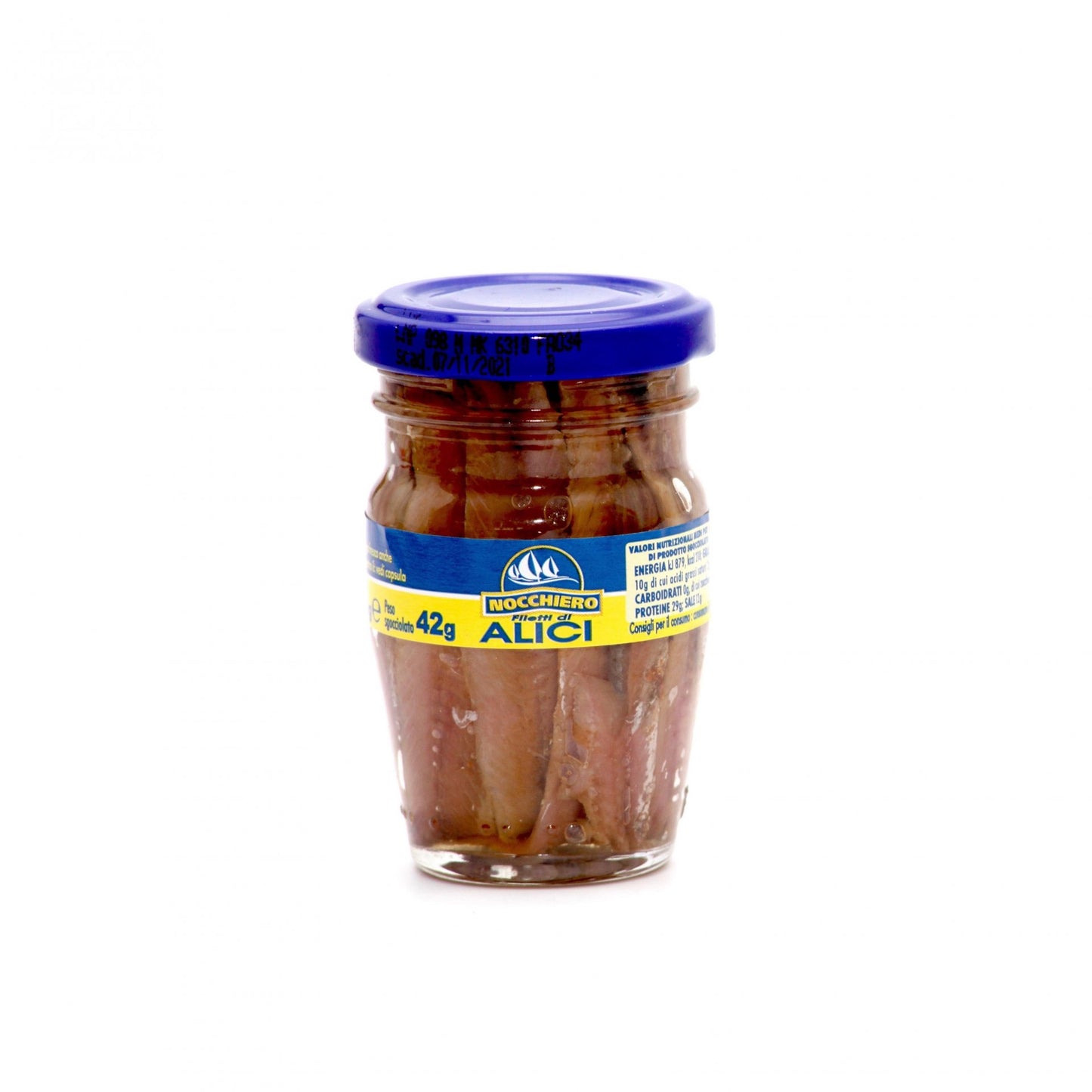 Sardelové filety v oleji 80g.