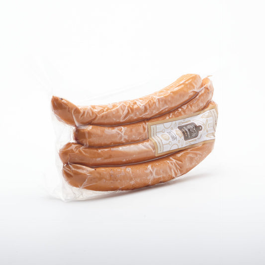 Remeselné bravčové párky 85% balené. 100g