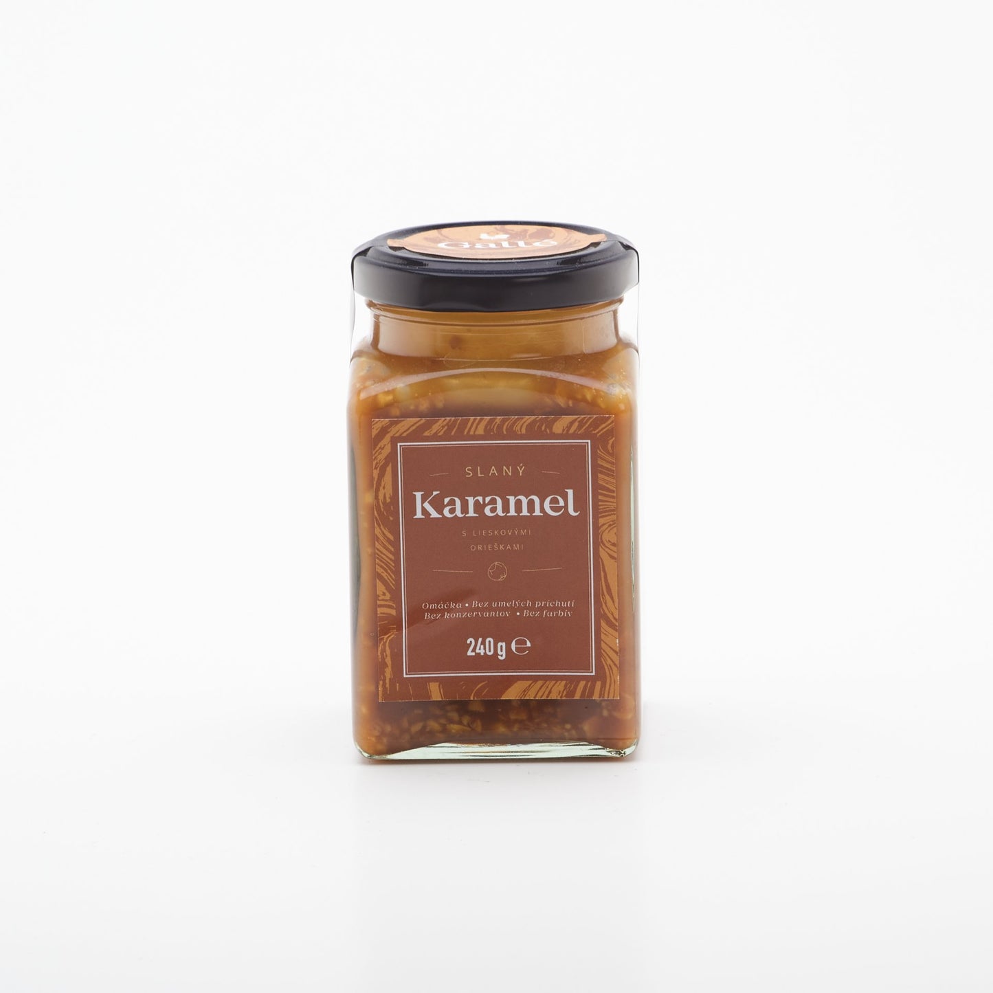 Slaný karamel s lies.orieškami 240g.