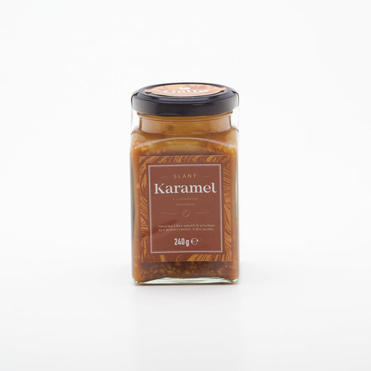 Slaný karamel s lies.orieškami 240g.