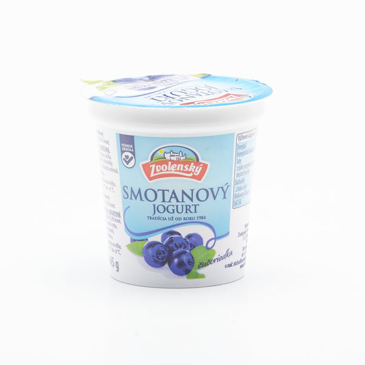 Smotanový jogurt s čučoriedkami 145g.